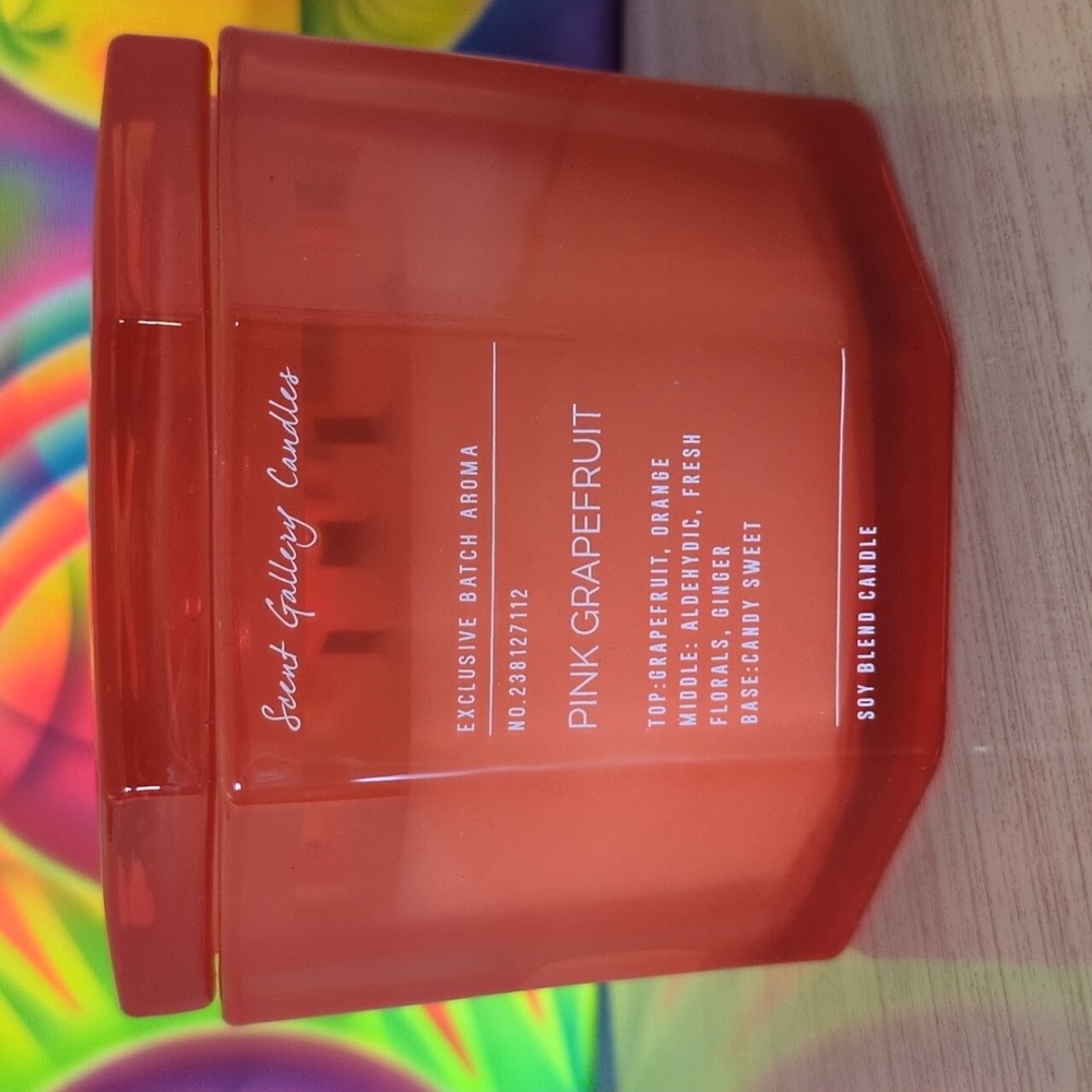 Sweet Gallery Candles Exclusive Batch Aroma Three Wick "Pink Grapefruit" Candle